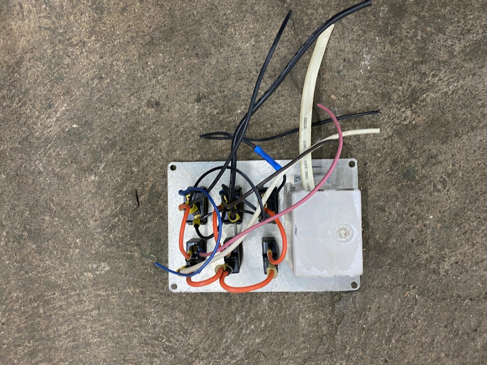 Marine Head Electric Accessories Panel with Switches and Plug