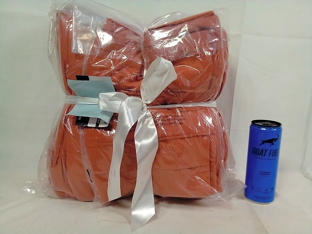 Bedsure Tufted Boho Comforter Set Queen Terracotta
