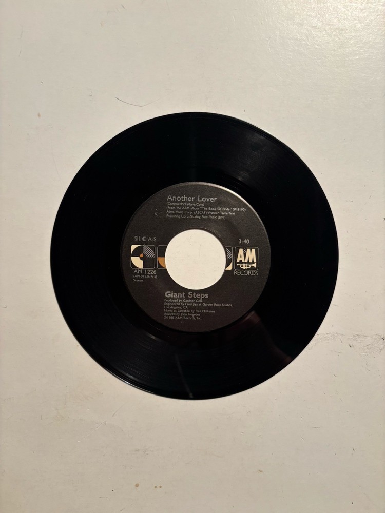 Giant Steps “Another Lover” A&M 7” 45 Strong VG+