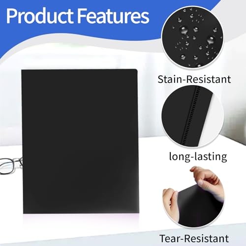 Plastic Folders with Pockets (Pack), Heavy Duty Plastic Folders with 2 Pocket 6