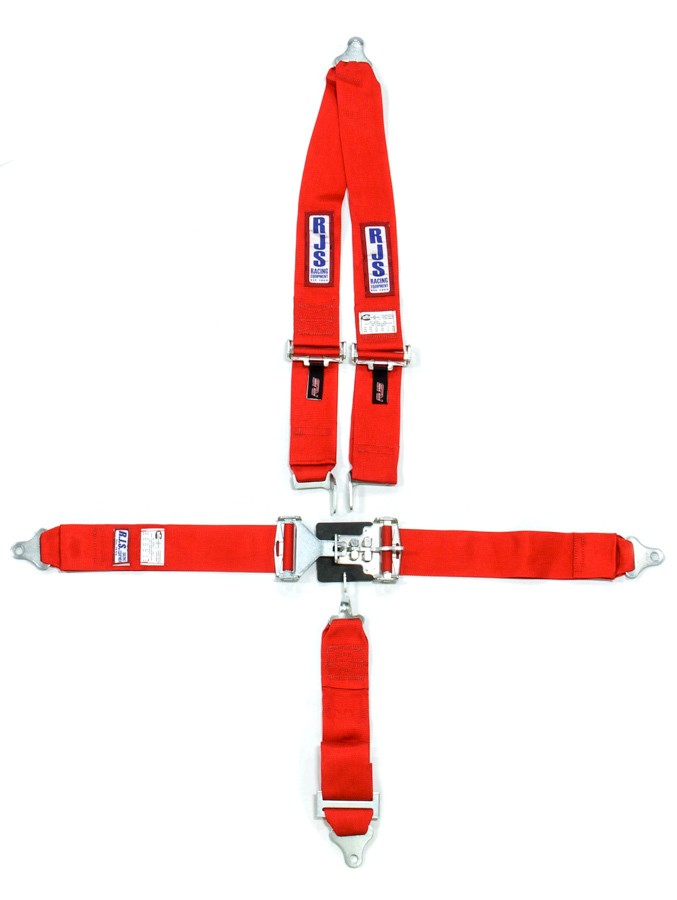 RJS Safety 1126204 5-Point Latch and Link Harness System with Pull-Down Adjust