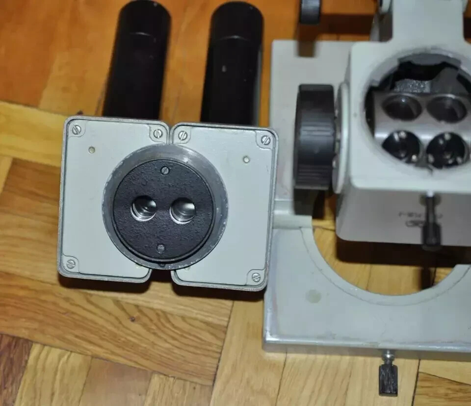 Vintage MICROSCOPE Stereoscopic Binocular MBS-9 LOMO soviet