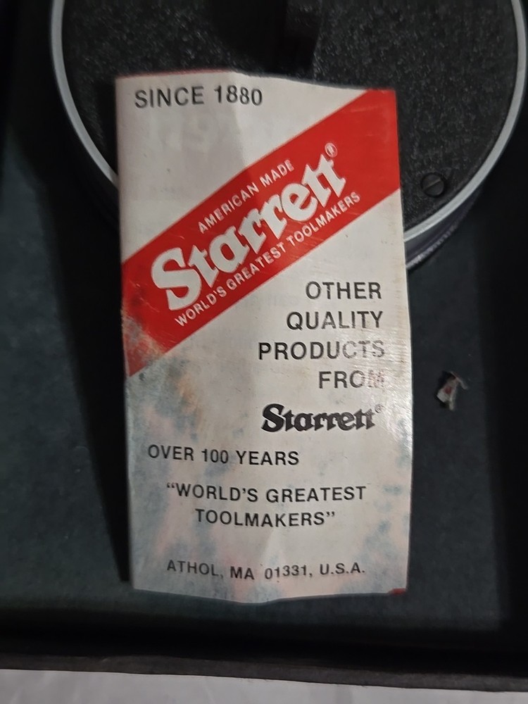 STARRETT 656-441J Dial Indicator EDP# 53789