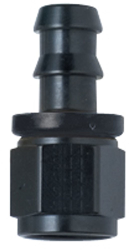 Fragola -12AN Push-Lite End Straight - Black