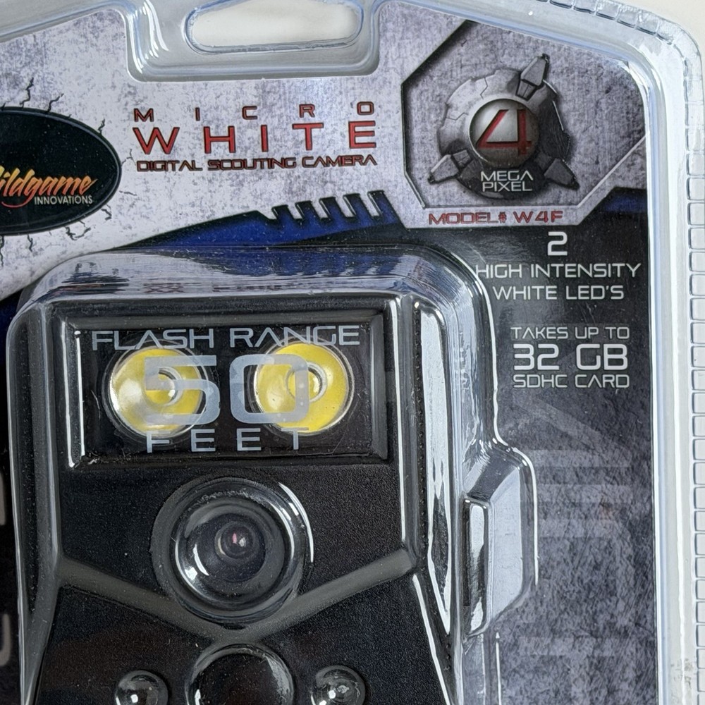 Wildgame Innovations Micro White 4MP Digital Scouting Camera Model W4F