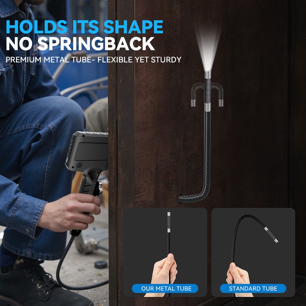 SALE! 4-Way 720° Articulating Borescope Industrial Endoscope Inspection Camera