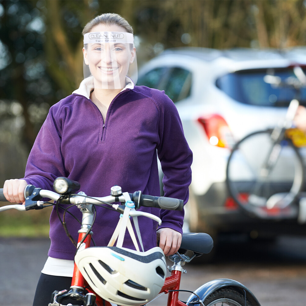 FREESHIP New Clean Nut 4 Pack Safety Face Shield All-Round Protection