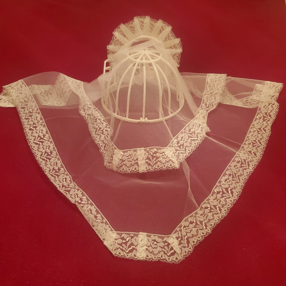 Vintage White Communion Veil