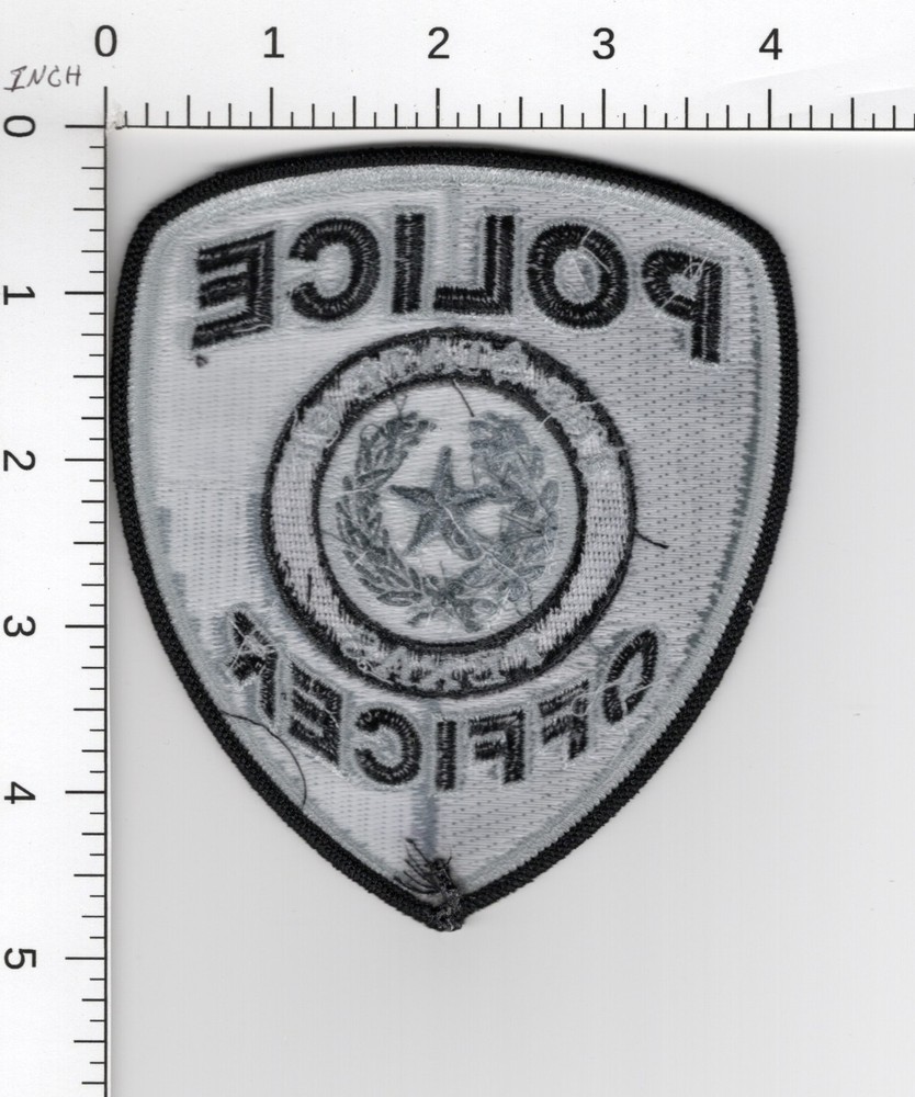 (( POLICE OFFICER )) TEXAS *UPDATED STATE SEAL VERSION* 👀 ^^ EMBROIDERED PATCH