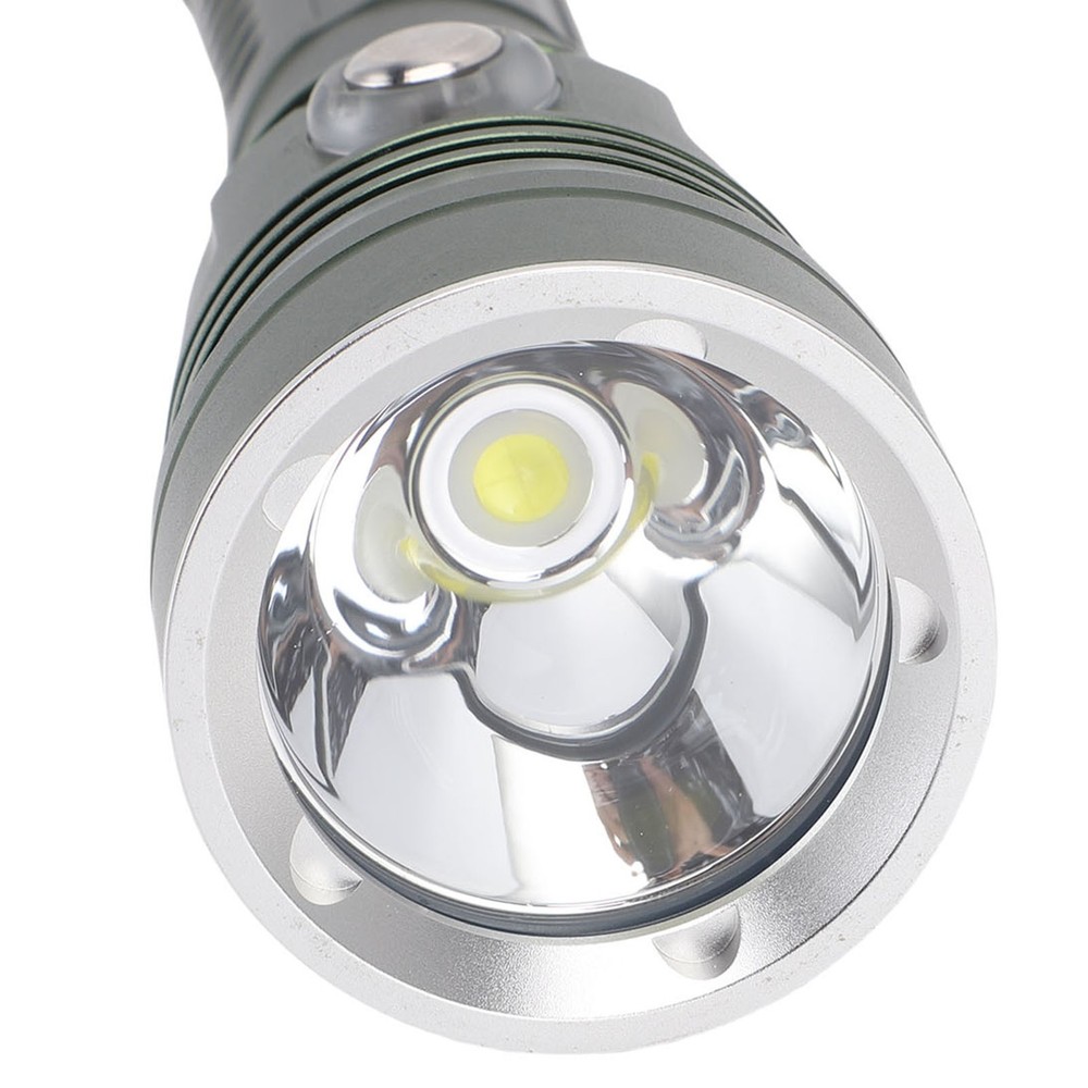 Diving Flashlight 80m Water Proof Dive Light Adjustable Brightness For Fish RRWI