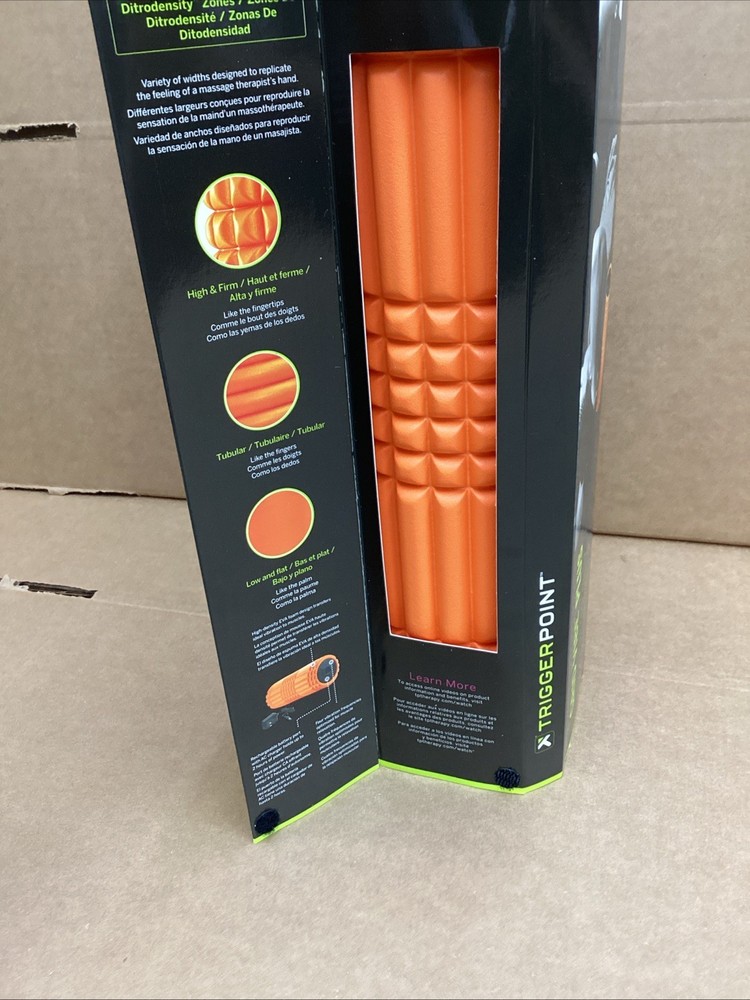 TriggerPoint GRID Vibe Plus Foam Roller - Orange New