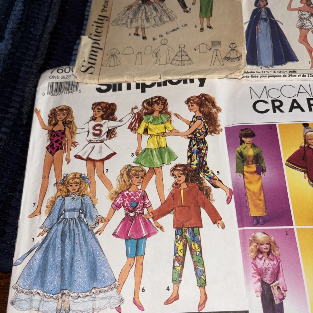 29 Vintage Doll Clothes Sewing Patterns