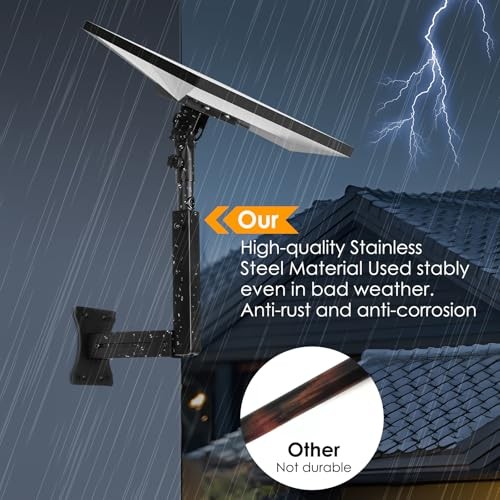 Starlink Mount, Adjustable Starlink Gen 3 Mount with Telescoping Support Arm,