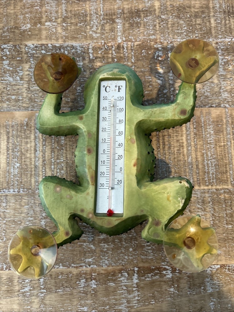 Window Mounted Frog Thermometer