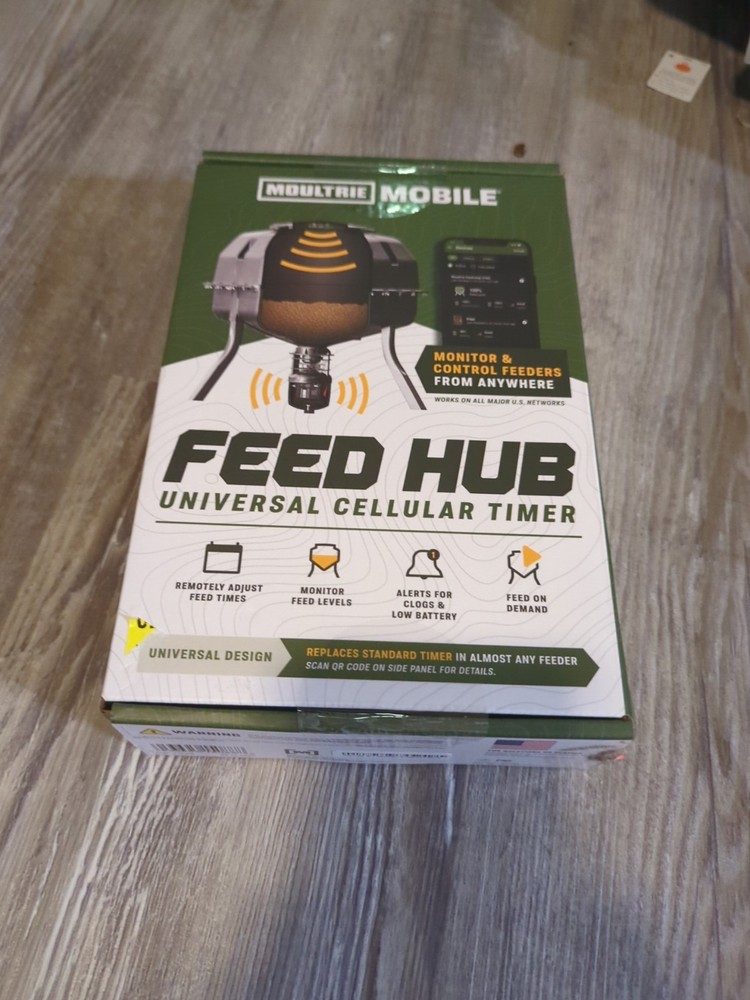 Moultrie Mobile Feed Hub Universal Cellular Timer - New Sealed Box