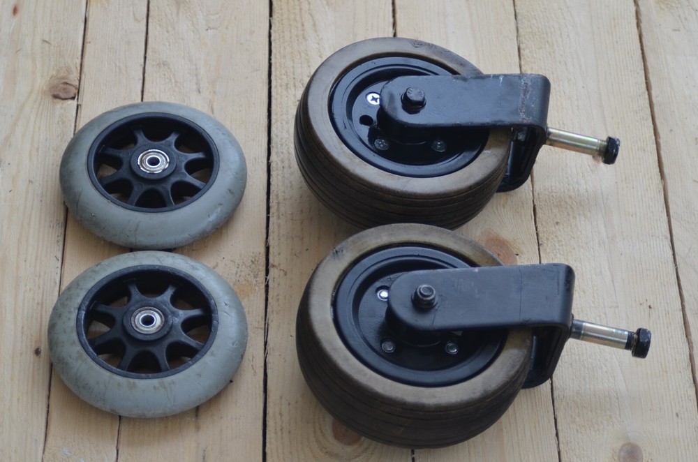 Jazzy Pride Select Electric Scooter Front & Caster Wheels