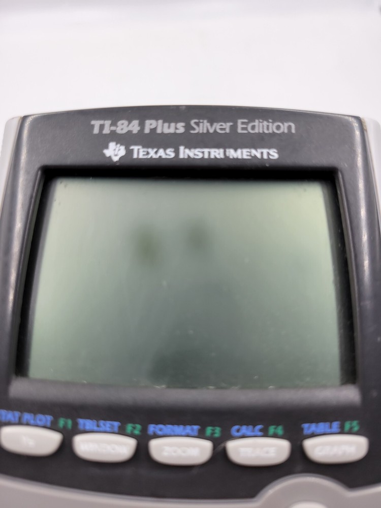 Texas Instruments TI-84 Plus Graphing Calculator Silver Edition Tested Read