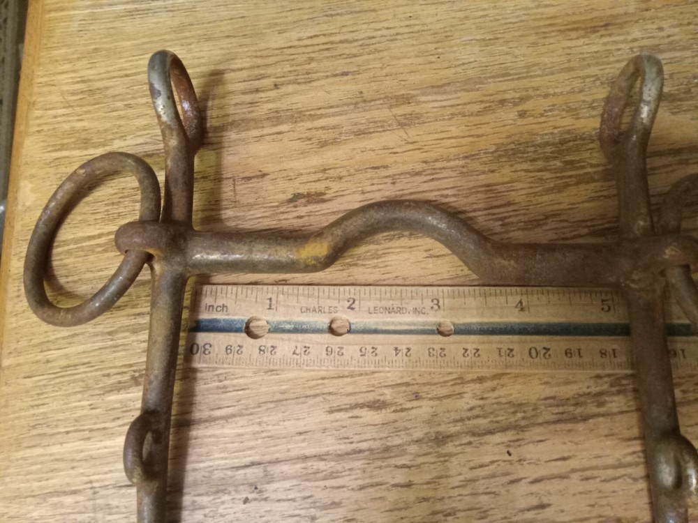 Weymouth bit 4 ring 5in iron ported