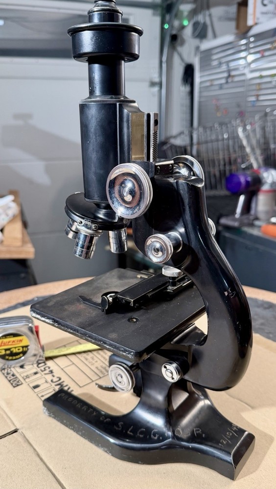 1940’s U.S. Navy Vintage Spencer Buffalo Microscope