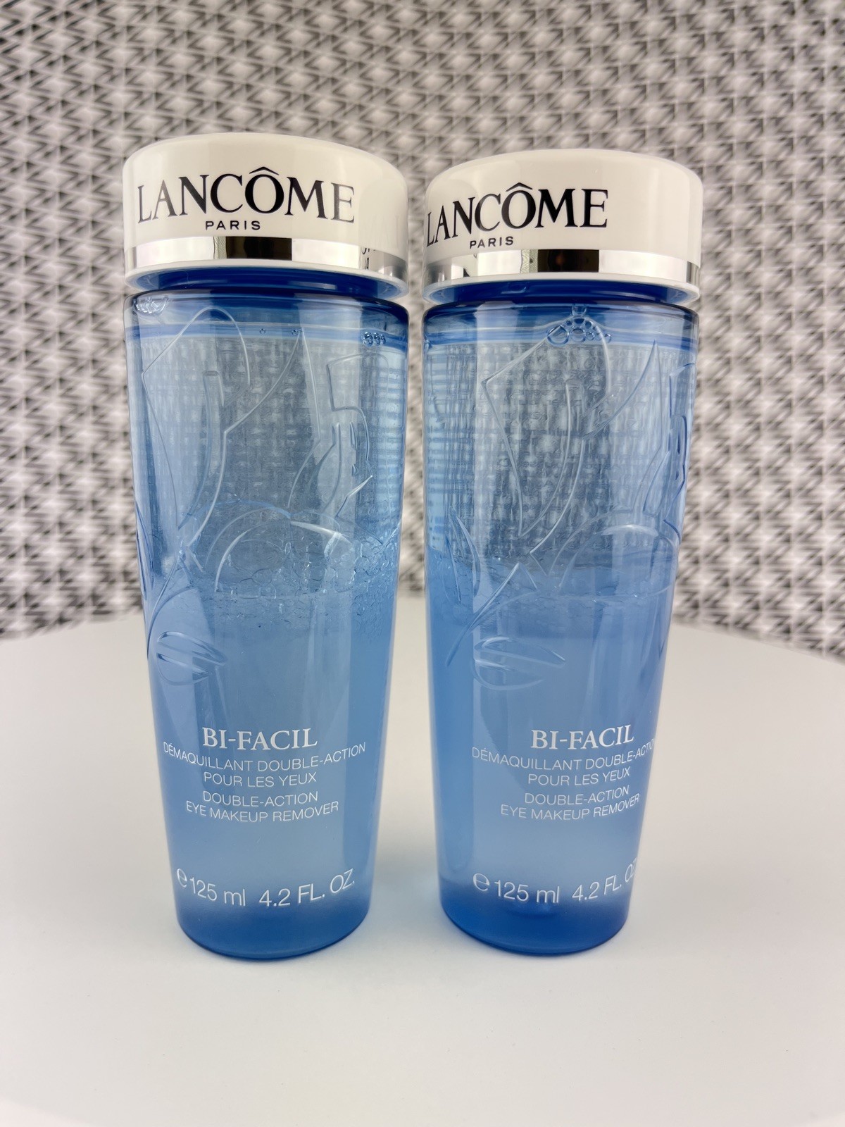 2 x Lancome Bi-Facil Double Action Eye Makeup Remover 4.2oz/125ml