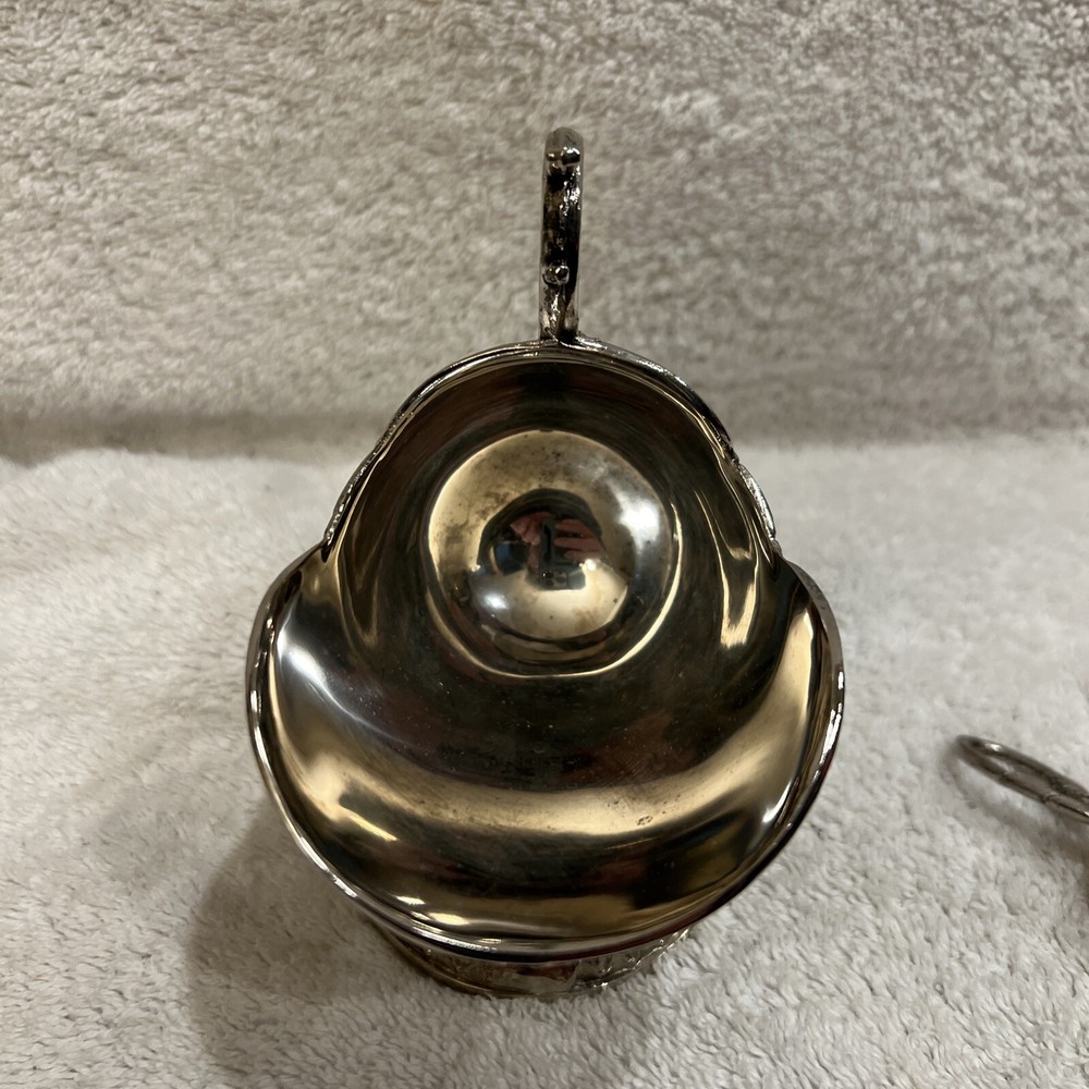 Beautiful Centurion Collection Silver Plated Sugar Scuttle With Scoop