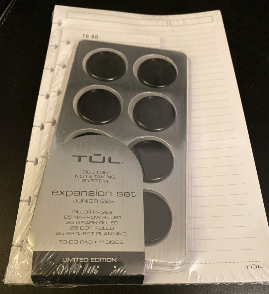 NEW TUL Custom Note-Taking System Junior Size Expansion Set (2649460) W/ Discs