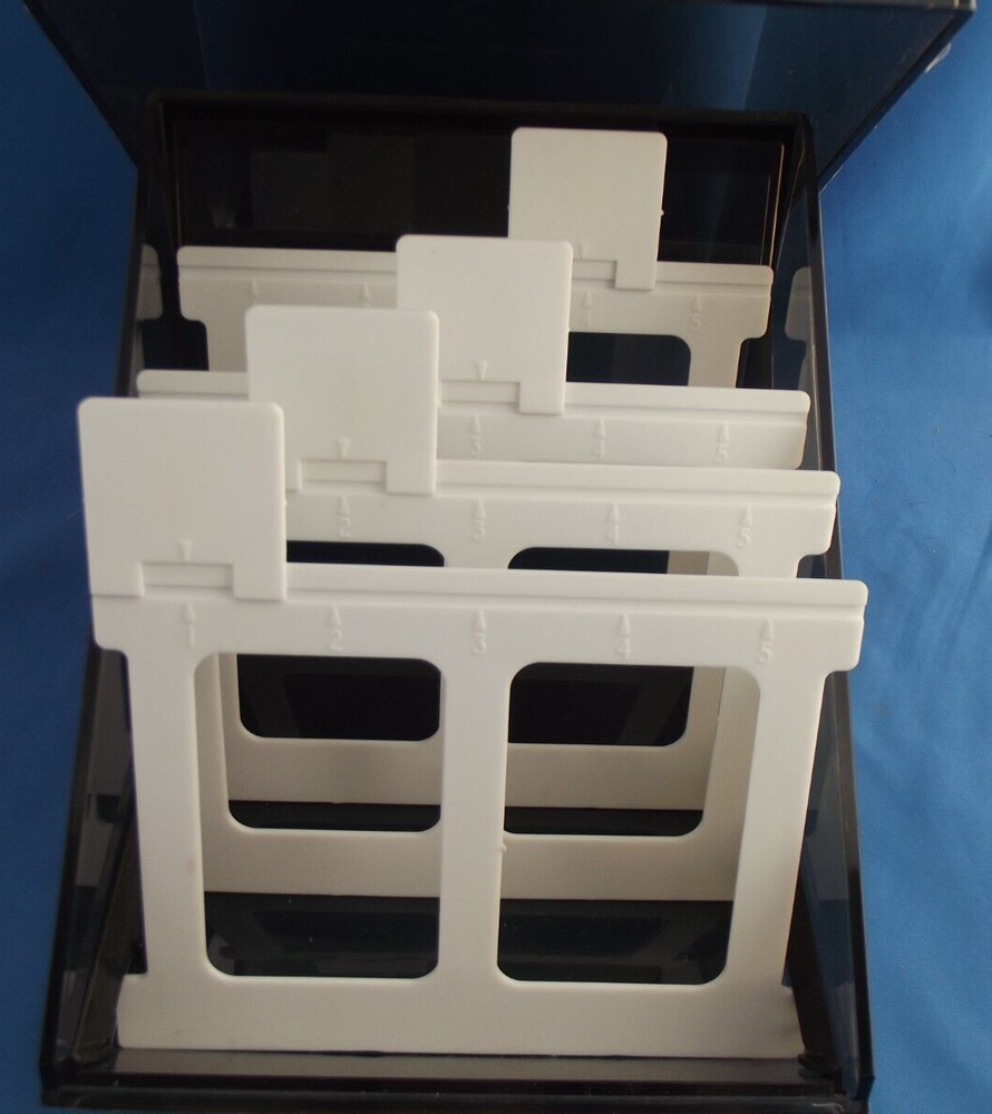 Fellowes Flip N File 5.25" Vintage Floppy Disk Storage Box Case