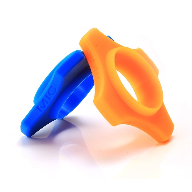 2 Pack Anti Roll Mic Protection Silicone for Shure SM58 Wired Vocal Microphone