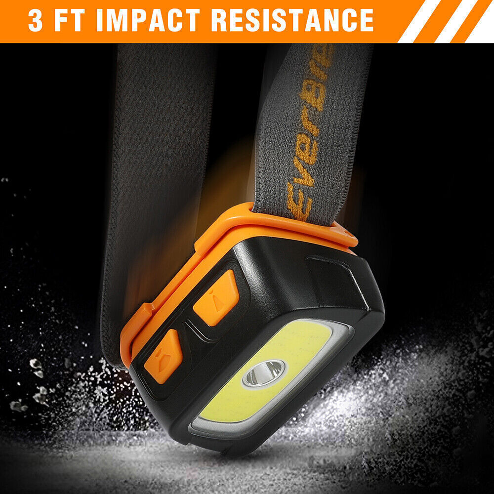 EverBrite LED Headlamp Rechargeable 7 Lighting Modes Red＆Green Light Tail Light