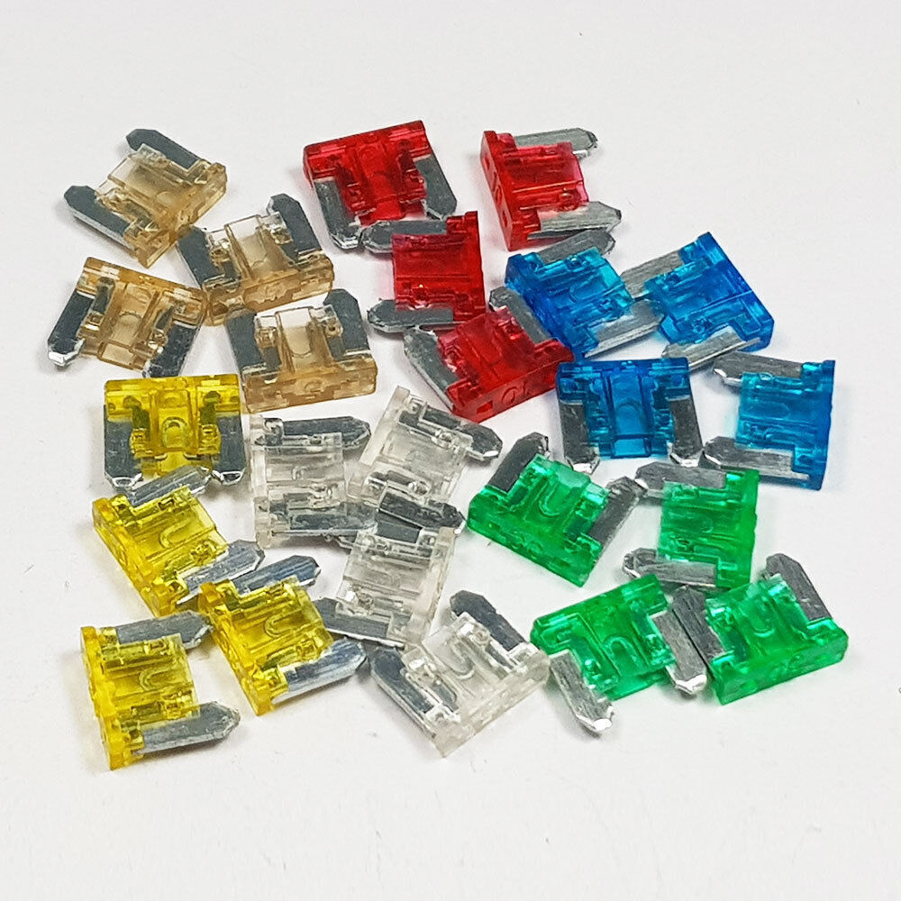 Micro Blade Fuse Assorted Kit Mixed Low Profile Mini Car Van Auto 5A-30A 24PCS