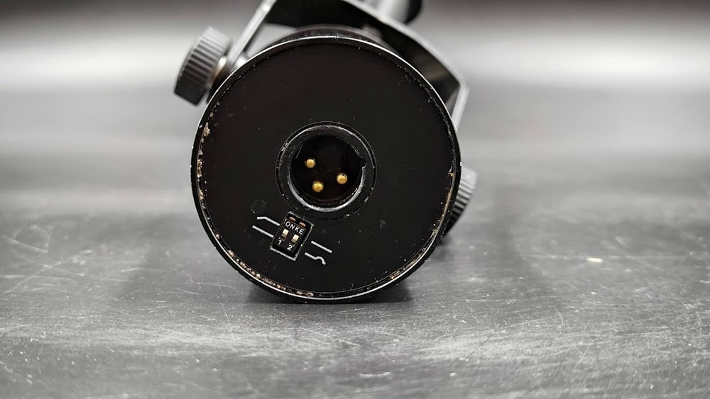 Record MC-82 Microphone Used Working Black