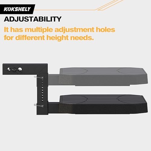 Adjustable-Height Pet Hitch Step, Dog Ramp for Single-Step Adjustable