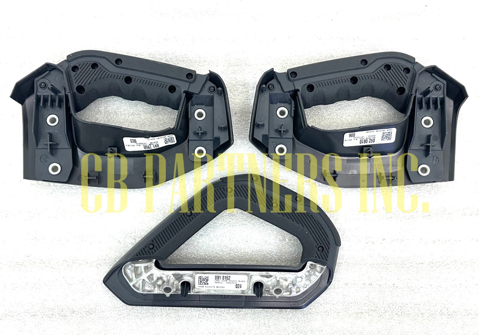 NEW ORIGINAL FORD BRONCO INTERIOR SET OF 3 BLACK ONYX GRAB HANDLES 2021-2025