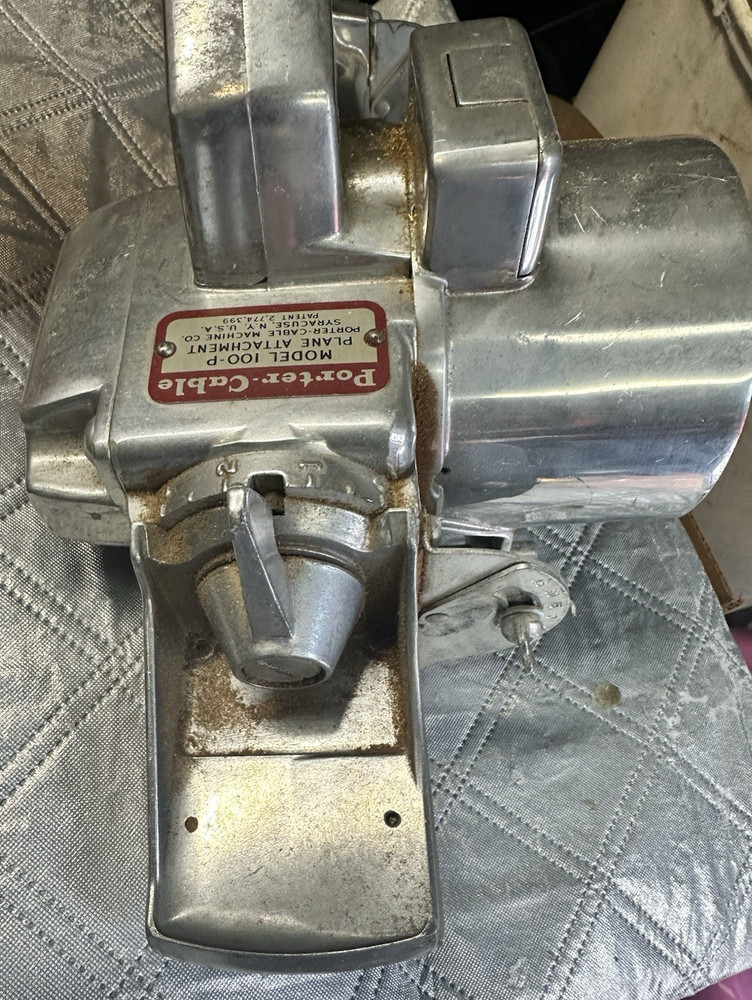 Porter Cable Model 100-P Plane Attachment No Motor
