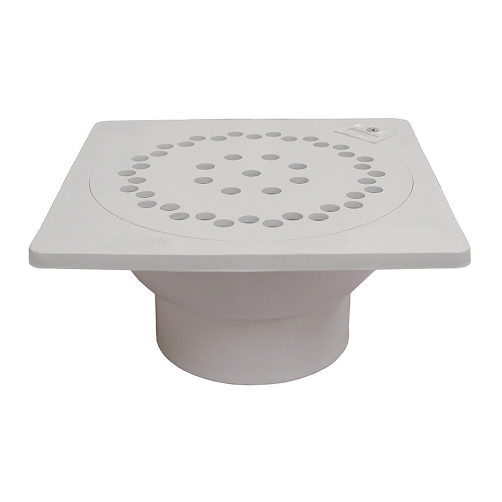Jones Stephens D42009 9X9 PVC BELL TRAP - White
