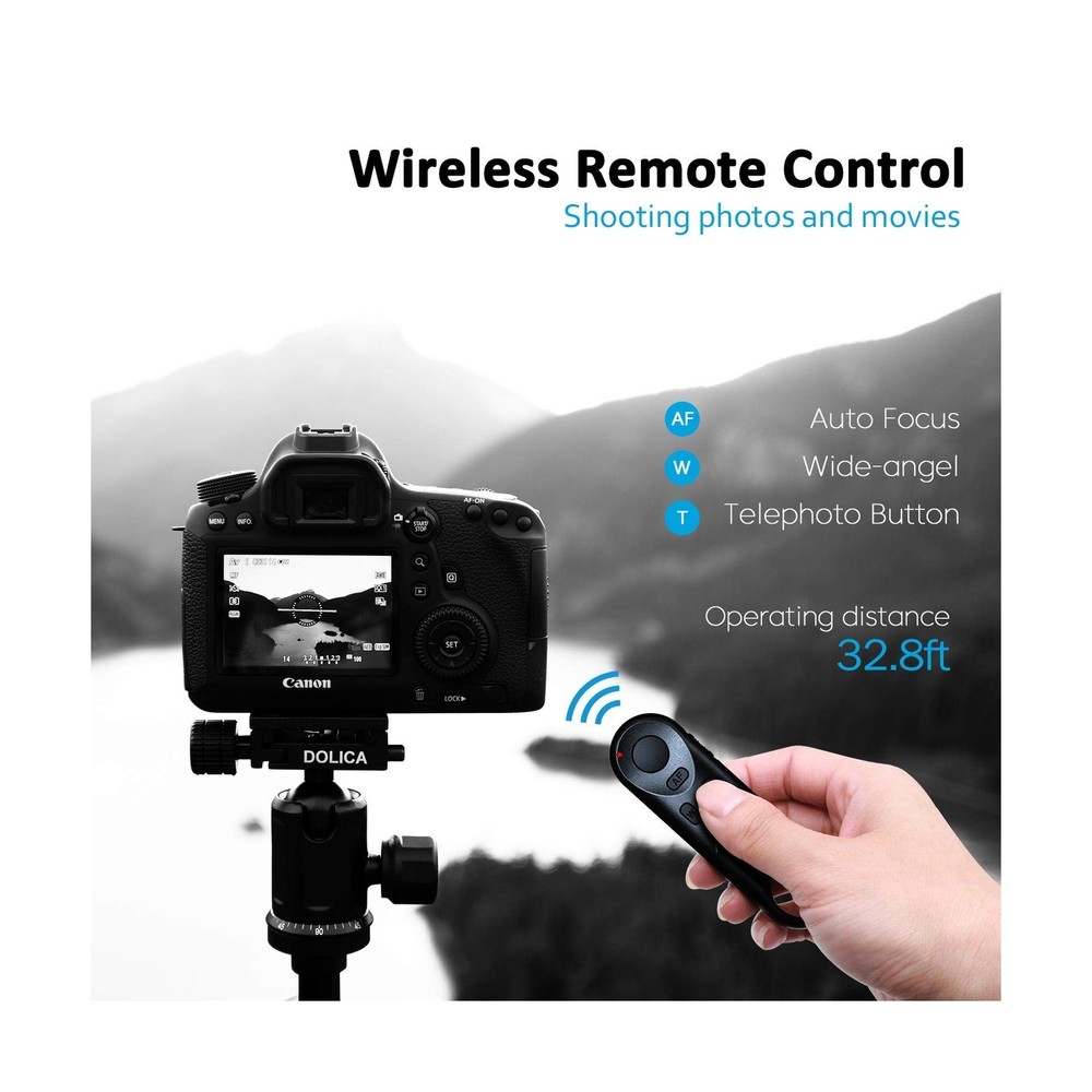 Camera Remote Control Wireless Shutter Release for Canon EOS Rebel SL2, SL3, ...