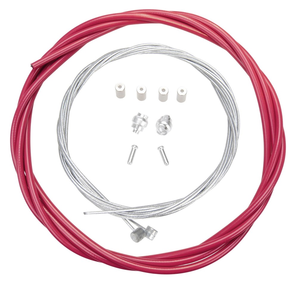 Basic Bicycle Brake Cable Kit for BMX/MTB - BERRY PINK