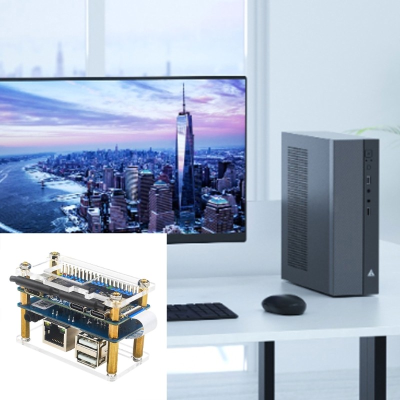 Processor Development Board Interface Transparent Cover for OrangePi 0 2W