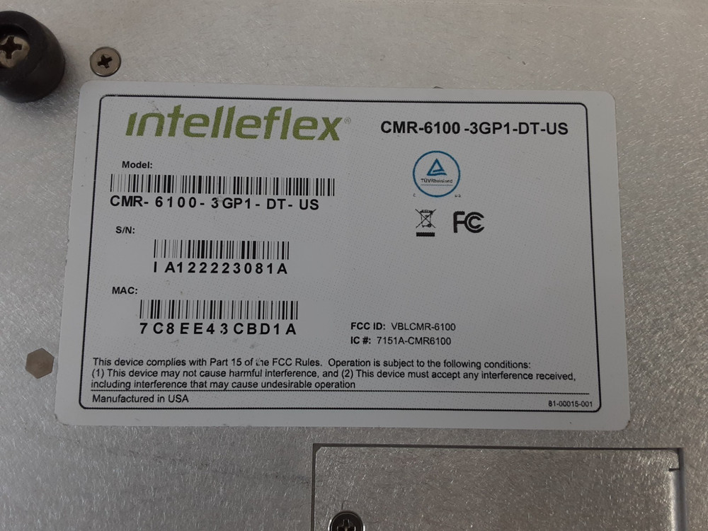DeltaTRAK CMR-6100-3GP1-DT-US FLASHTRAK WAN/Ethernet Multi-Protocol RFID Reader