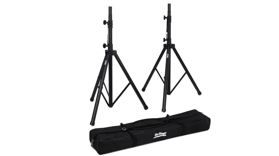 (2) On-Stage Stands SSP7950 All-Aluminum  Stand Pack with Bag Fast Free Shipping