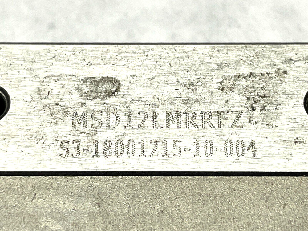 MSD12LMRRFZ Linear Guide Block w/ Plastic Rail