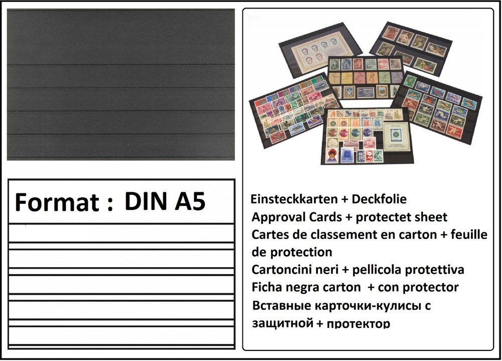 500-A5-Approval Cards-5 Strips + Protective Film-LOOK