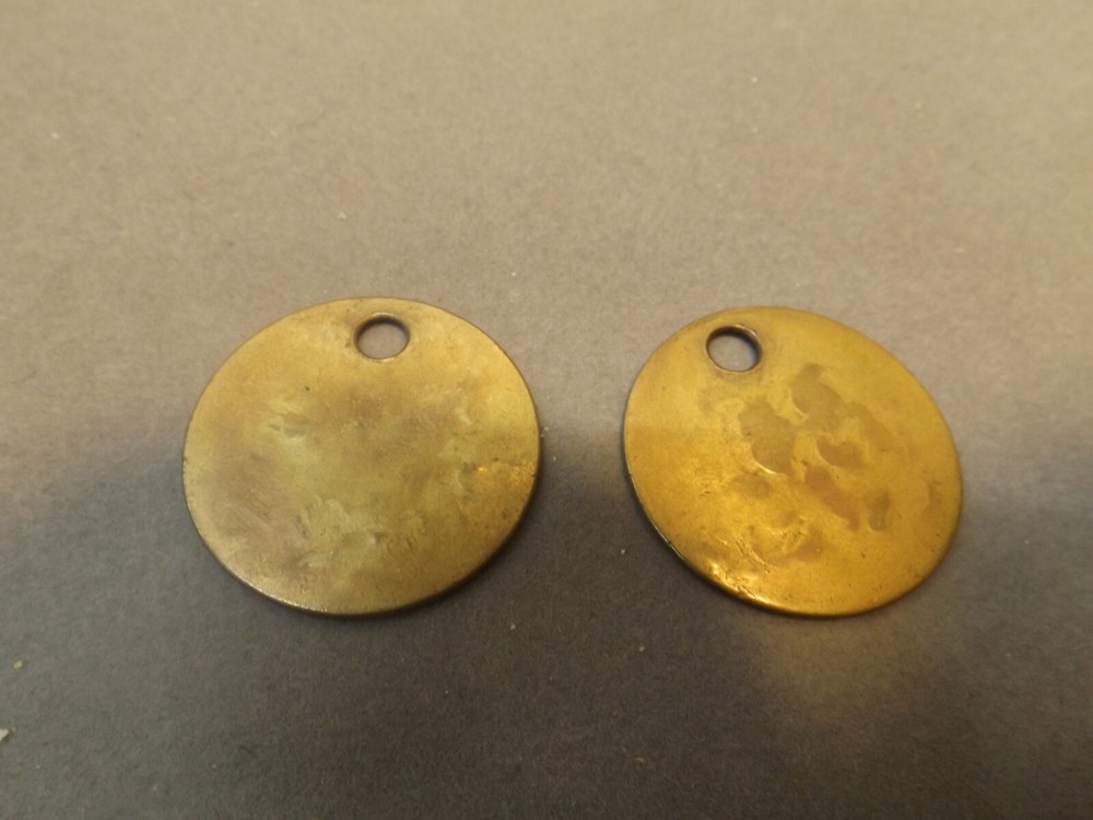 WORLD WAR I DOG TAGS