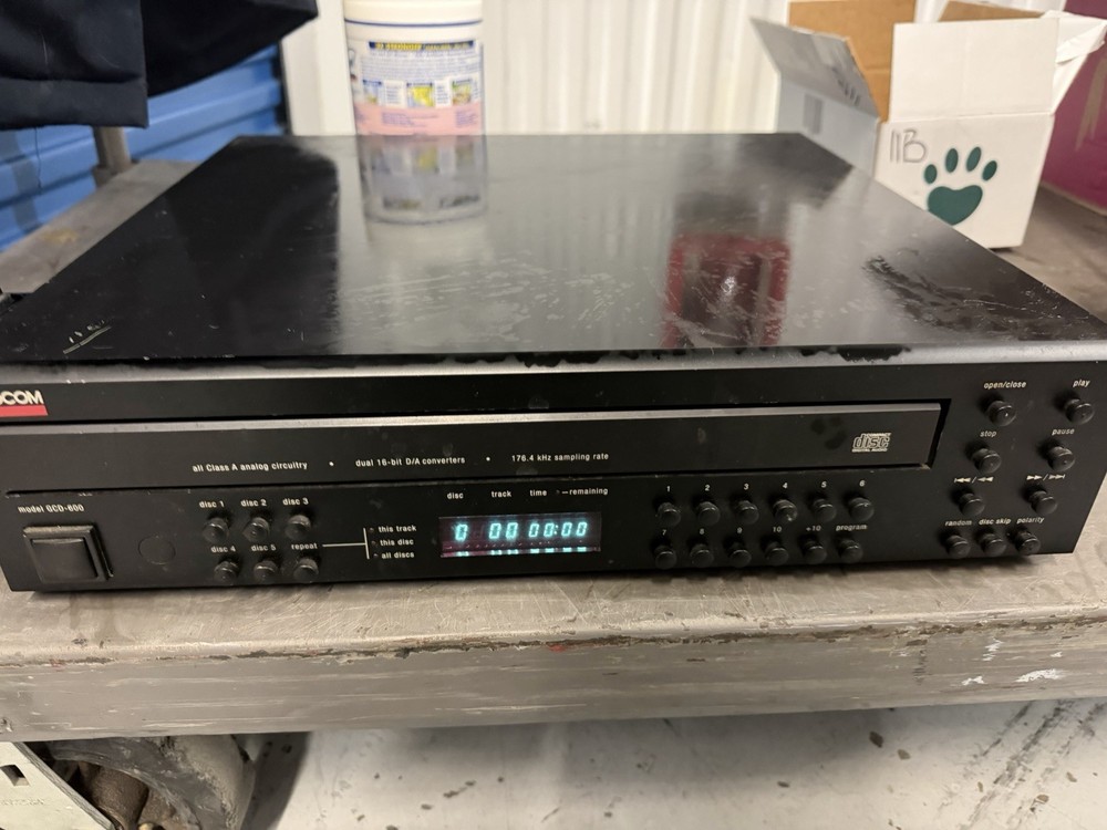 ADCOM GCD-700 5-Disc CD Compact Disc Changer - No Remote - Tested Working