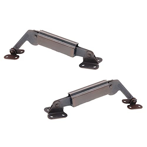 Spring Lid Support Hinge, 2Pcs Left Right Lid Support Hardware Hinge for Box,