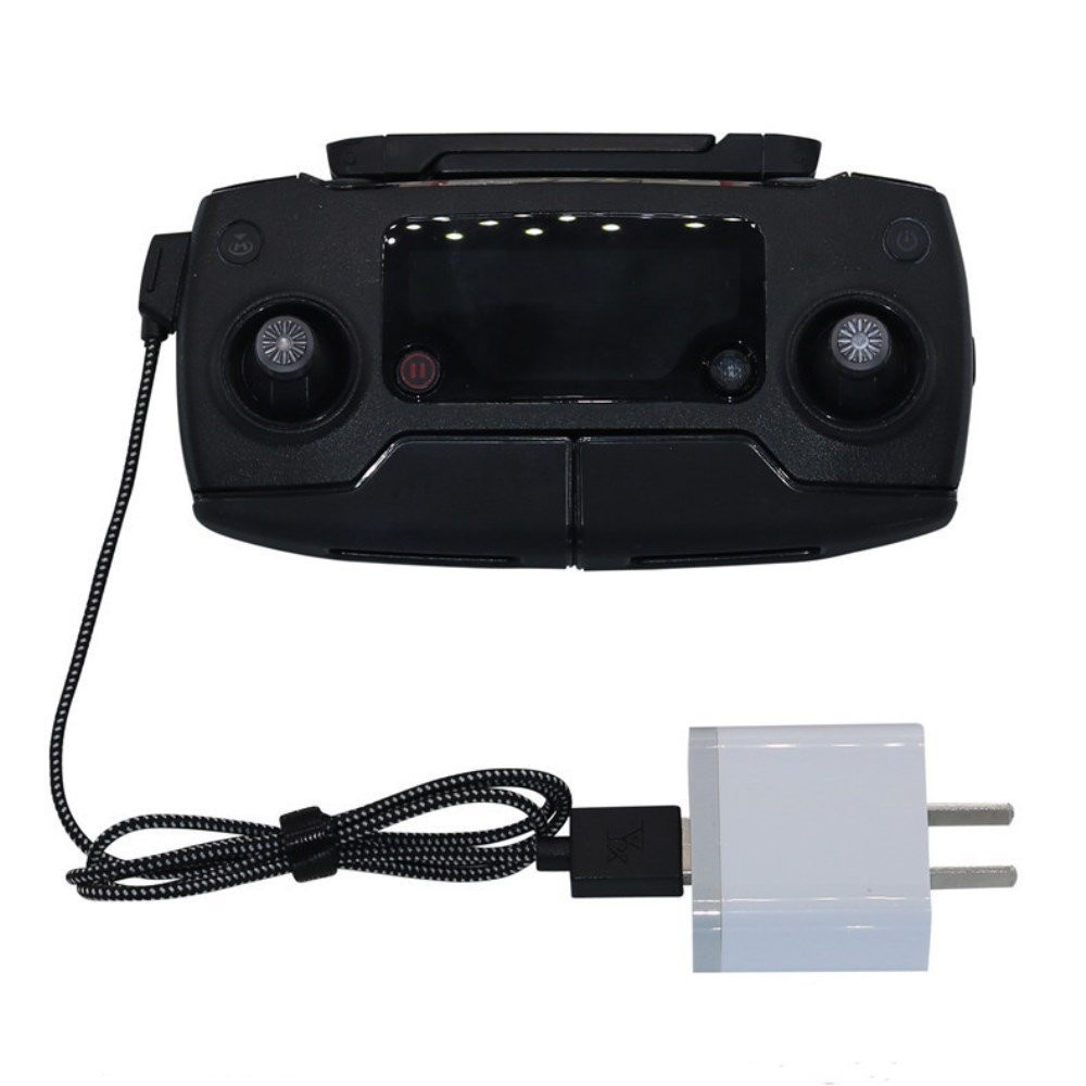 Taoke USB Data Charging Cable Remote Controller for Spark Black