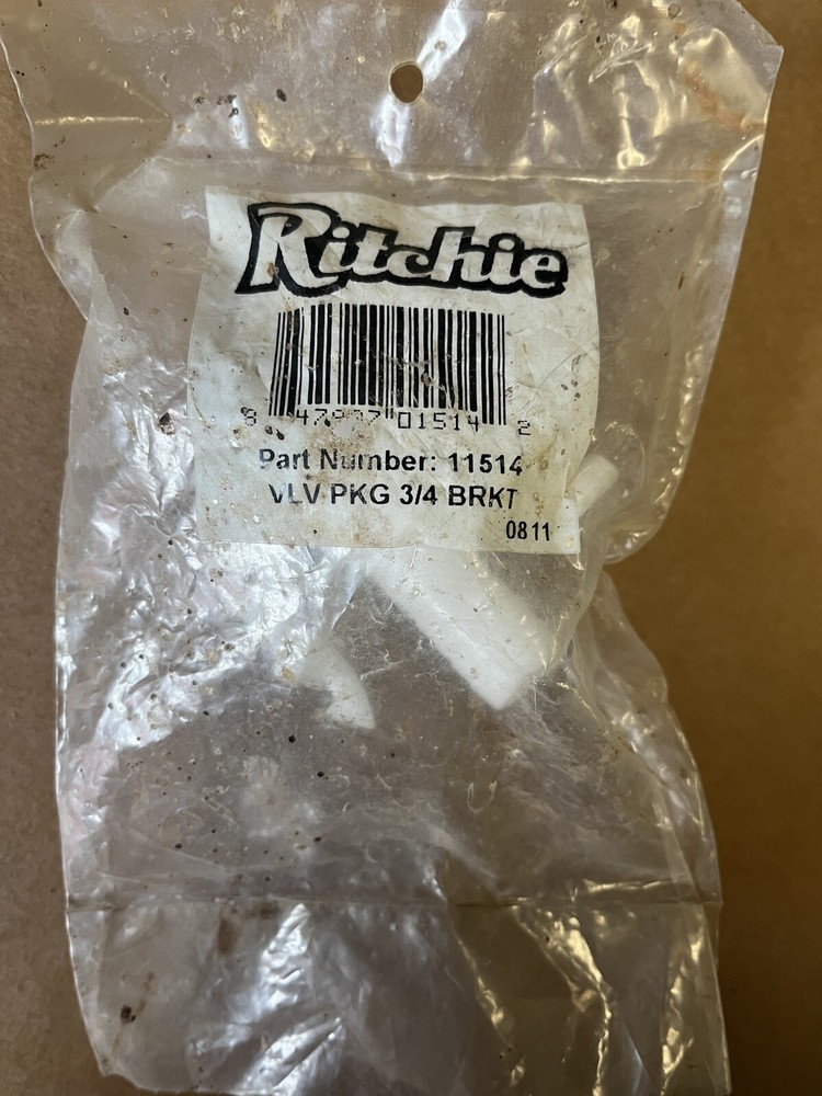 11514  Ritchie  3/4" Valve Package BRACKET