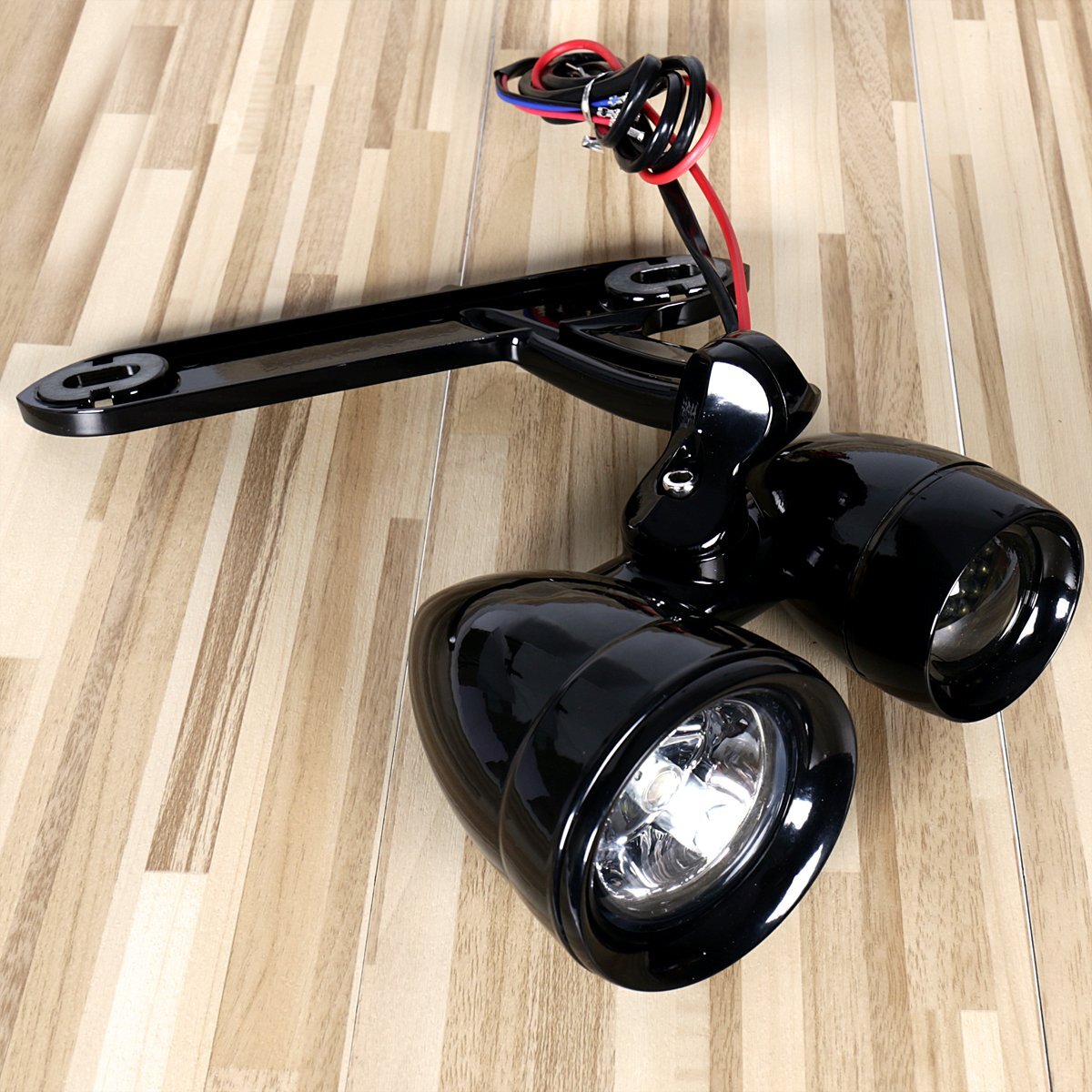 LED Black Fairing Mounted Driving Lights&Turn Signals For Harley FLHT 2014-2023