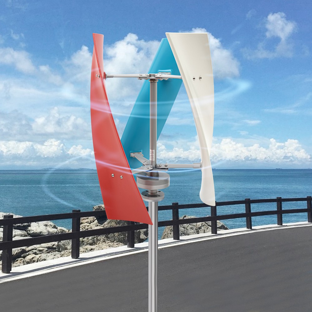 3-Blades Turbine Wind Generator Vertical Windmill Wind Power & Charge Controller