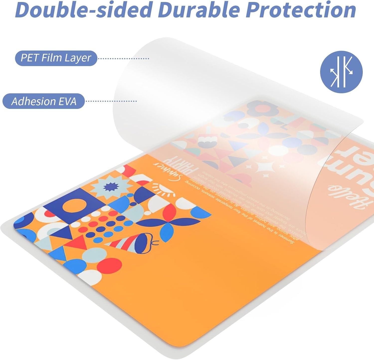 100 Pack Clear Thermal Hot Laminating Pouches Sheets 9"x11.5" Letter Size 3 mil